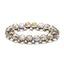 Retro Colorful Crystal Beaded Bracelet with Natural Stone and Glass Beads