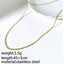 Bohemian Letter Stainless Steel Plating 18K Gold Plated Necklace