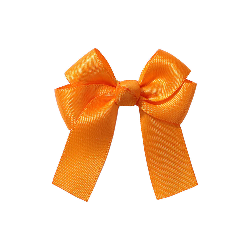 Children's Candy Color Bow Knot Hair Clip - Cute Princess Hair Accessory