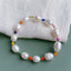 Fashion Geometric Freshwater Pearl Love Bracelet - Simple & Versatile Light Luxury Design