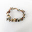 Fashion Irregular Natural Stone Beaded Bracelet with Colorful Crystal Chips