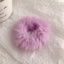 Women's Plush Fabric Hair Tie - Solid Color Ponytail Holder