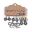 Wholesale Bohemian Hollow Tassel 6-piece Earring Set