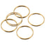 20 PCS Stainless Steel Solid Color Jewelry Buckle and Seamless Metal Hoop for DIY Accessories (8-40mm)