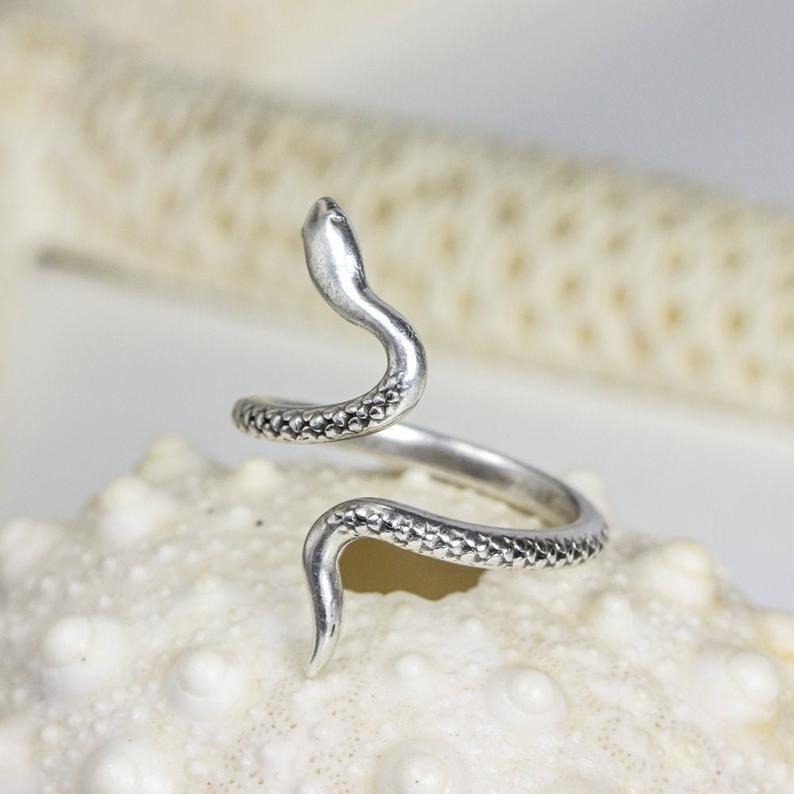 Vintage Serpent Alloy Plated Unisex Ring