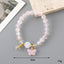 Lady Sweet Classic Pentagram Bell Crystal Alloy Moonstone Bracelets for Women