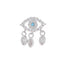 Geometric Devil's Eye Zircon Inlay Ear Cartilage Studs and Earrings