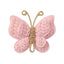 Women's Handmade Butterfly Yarn Hair Clip - Soft Solid Color Hair Accessory for Kids