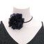 Elegant Korean Velvet Rose Flower Choker Necklace