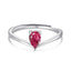 Elegant Multicolor Zircon Adjustable Sterling Silver Open Ring