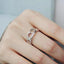 Cute Fashion Letter Open Ring - Gold Plated Copper Statement Jewelry