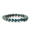 Retro Geometric Natural Stone and Turquoise Beaded Bracelet Set