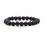 Simple Natural Stone Matte Tiger Eye Beaded Bracelet