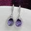 Elegant Water Drop Zircon Copper Earrings for Women - Bridal and Party Accessory