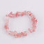 Fashion Irregular Natural Stone Beaded Bracelet with Colorful Crystal Chips