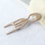 Women's Casual Solid Color U-Shaped Wavy Hairpin - Versatile Headwear for Back of Head Styling