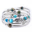 Ethnic Bohemian Multi-Layer Natural Stone Turquoise Tiger Eye Beaded Wrap Bracelet