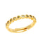 1 Piece Fashion Geometric Copper Plated Zircon Adjustable Open Ring