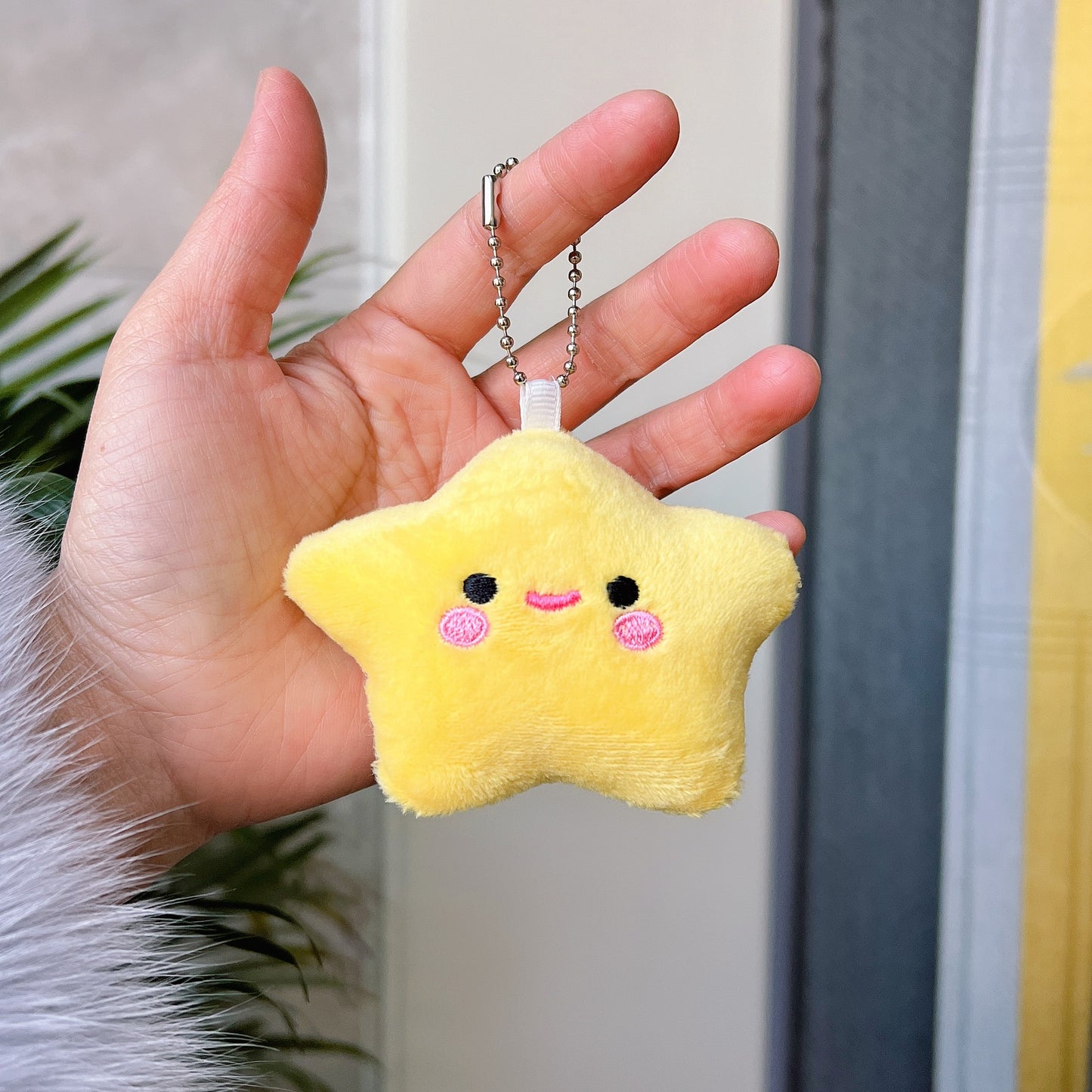 Cute Star Plush Keychain Pendant Toy