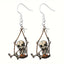 1 Pair Halloween Cartoon Character Acrylic Drop Earrings