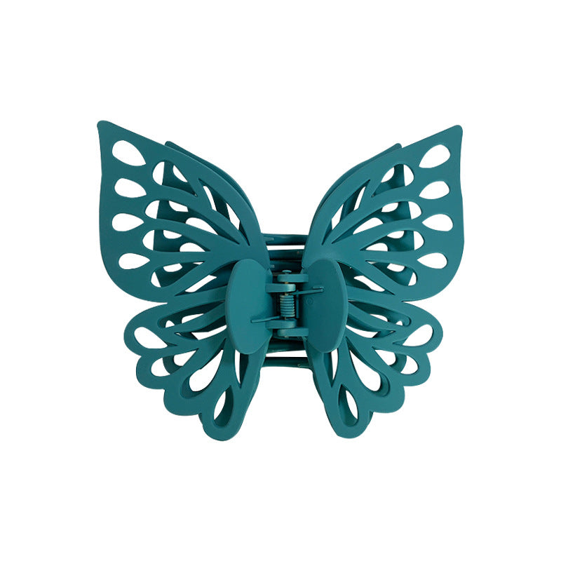 Korean-Style Double-Layered Hollow Butterfly Hair Claw Clip