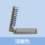 Casual Solid Color Double Tooth Folding Massage Comb for Hairdressing