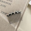 Women's Simple Flower Acetate Rhinestone Hair Comb 2024