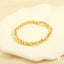 18k Gold Plated Geometric Beaded Layered Bracelet Set