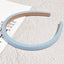 Fashion Candy Color Solid Sponge Wide Headband for Women