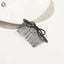 Simple Leaf Metal Hair Clip and Comb Bridal Headband