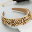 Women's Baroque Rhinestone Geometric Crystal Wide-Brimmed Headband