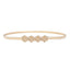 Golden Leaf Elastic Waist Belt for Women - Summer Dress Accessory