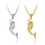 IG Style Unisex Mermaid Fish 304 Stainless Steel Pendant Necklace