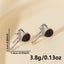 Elegant Heart Shape Stainless Steel Earrings - Chic and Versatile Ear Studs