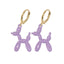 Cartoon Inflatable Balloon Fashion Candy Color Wild Temperament Earrings