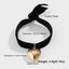 Heart Shape Elastic Velvet Bracelet - Valentine's Day Collection Women's Fashion Accessories