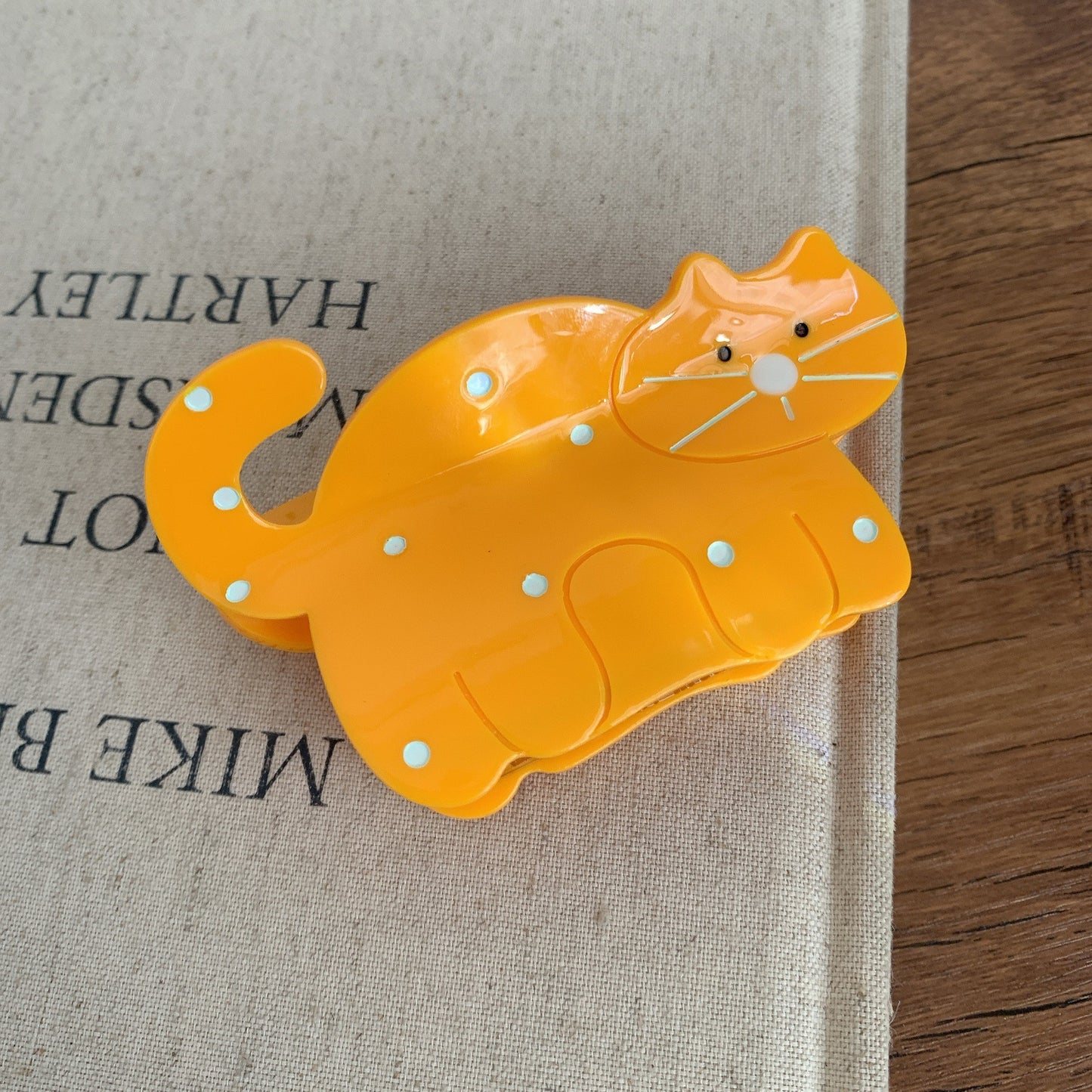 Women's Cute Cartoon Cat Acetate Hair Claw Clip