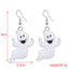 Halloween Skull Spider Pumpkin Alloy Earrings Set