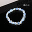 Simple Round Natural Stone Crystal Beaded Bracelet for Women