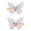 IG Style Butterfly Lace Hair Clip for Girls - Colorful Sheer Wing Design Kids Hair Accessory