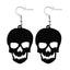 Ghost Spider Skeleton Bat Acrylic Halloween Earrings