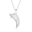 Wolf Tooth 18K Gold Plated Stainless Steel Pendant Necklace