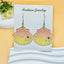 1 Pair Acrylic Shell Ghost Print Drop Earrings