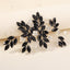 Women's Vintage Flower Alloy Hair Comb - Handmade Bridal & Versatile Hair Accessory