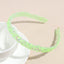 Simple Classic Solid Color Resin Inlay Jelly Rhinestone Hairband