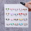 1 Set Cute Colorful Flower Resin Ear Studs - 20 Pairs Earrings Set