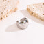 Retro Stainless Steel Adjustable Statement Ring