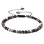 Natural Stone Beaded Bracelet with 4mm Agate Gemstone Beads