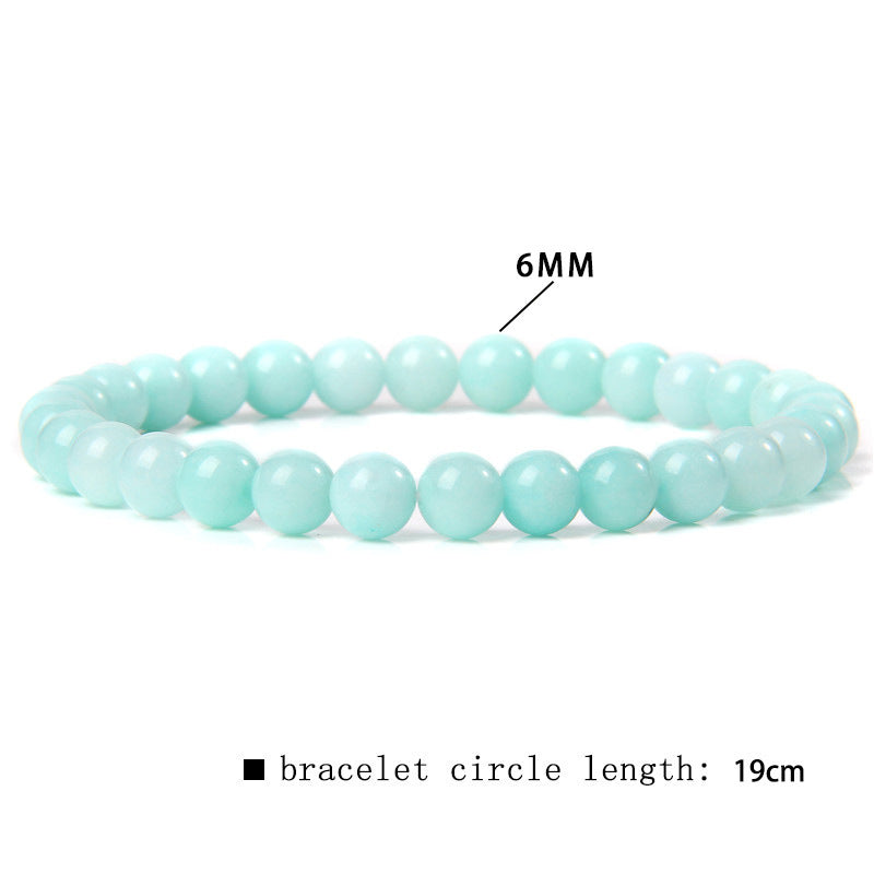 Fashion Natural Stone Crystal Agate Beaded Bracelet for Women