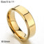 18K Gold Plated Stainless Steel Minimalist Couple Rings